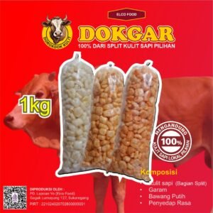 Kerupuk Kulit Sapi Renyah Gurih Asli – Kerupuk Rambak Sapi - Dorokdok Dokgar HALAL Tanpa Pengawet 1 kg